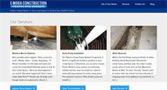Desktop Screenshot of emoraconstruction.com